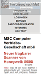 Mobile Screenshot of msc-computer.de